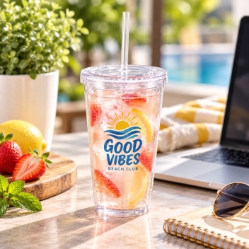 16oz Double Wall Cool Acrylic Tumbler