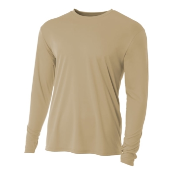 A4 Long-sleeve Cooling Performance Crew Neck T-shirt