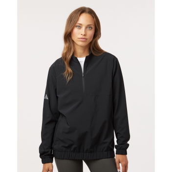 Adidas Women's Stretch Woven Half-zip Pullover - A706