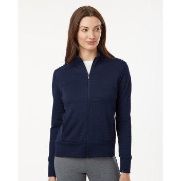 Adidas Women's Ultimate365 Textured Full-zip Jacket - A1007