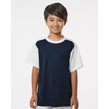 Alleson Athletic Youth Crewneck Pullover Baseball Jersey - 532cjy