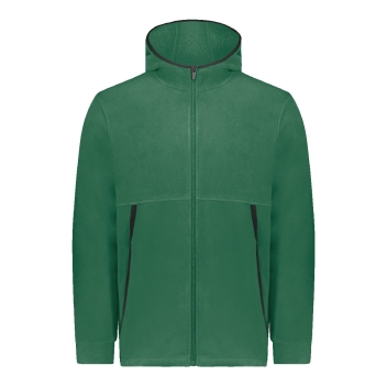 Augusta Sportswear Unisex Eco Revive&trade; Polar Fleece Hooded Full-zip Jacket - 6858