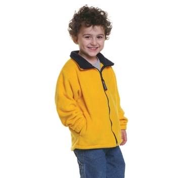 Bayside Youth Usa-made Full-zip Fleece Jacket - 1115