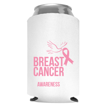Breast Cancer Full Color Foam Collapsible Coolies Style 94482
