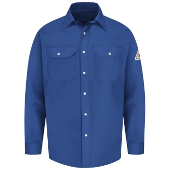 Bulwark Men's Snap-front Uniform Shirt - Excel Fr - Ses2
