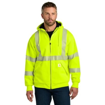 Carhartt Ansi 107 Class 3 Lined Full-zip Sweatshirt