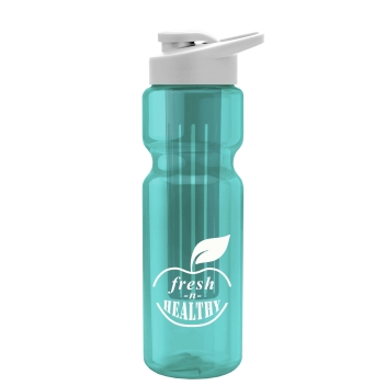 Champion - 28 Oz. Transparent Bottle With Drink Thru  And Large Infuser