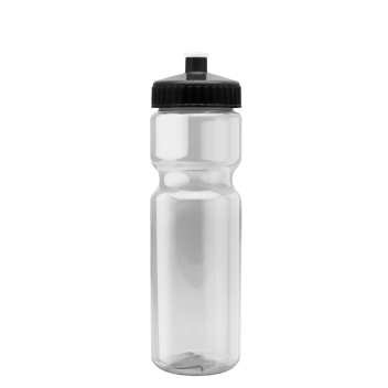 Champion - 28 Oz. Transparent Bottle With Push Pull  And Digital Imprint