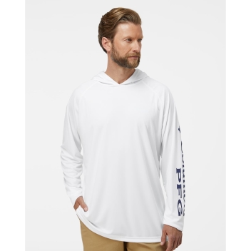 Columbia Men's Pfg Terminal Tackle&trade; Hooded Long Sleeve T-shirt - 212482
