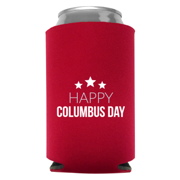 Columbus Day Full Color Foam Collapsible Coolies Style 85988