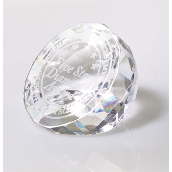 Crystal Modica Flat Cut Diamond