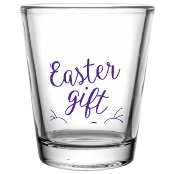 Easter Gift Custom Clear Shot Glasses- 1.75 Oz. Style 104649