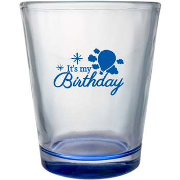 Birthday Its My Custom Clear Shot Glasses- 1.75 Oz. Style 116854