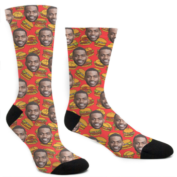 Custom Burger Socks