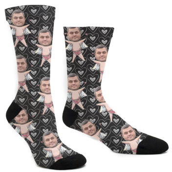 Custom Cupid Socks 1