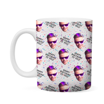 Custom Festive Happy Birthday Mug
