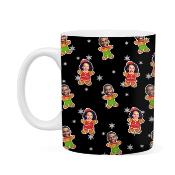 Custom His And Hers Gingerbread Mug