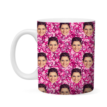 Custom Ribbon Collage Mug