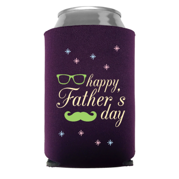 Fathers Day Full Color Foam Collapsible Coolies Style 107870