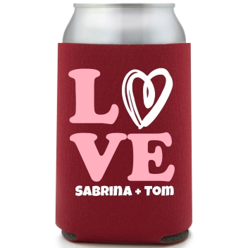Love Sabrina Tom Full Color Foam Collapsible Coolies All Over Print Style 169530