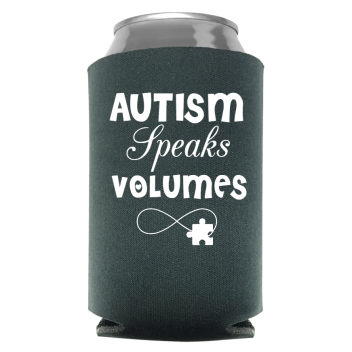 Autism Awareness Full Color Foam Collapsible Coolies Style 133494