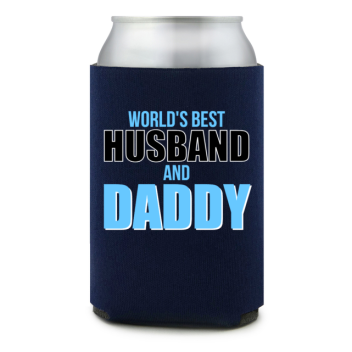 Full Color Foam Collapsible Can Coolers Father’s Day Daddy World S Best Husband And Daddy Style 135996