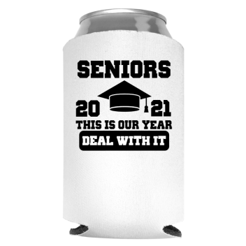 Graduation 2021 Full Color Foam Collapsible Coolies Style 134935