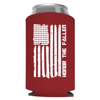 Memorial Day Full Color Foam Collapsible Coolies Style 135010