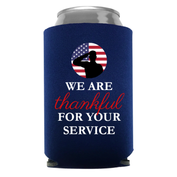 Memorial Day Full Color Foam Collapsible Coolies Style 118528
