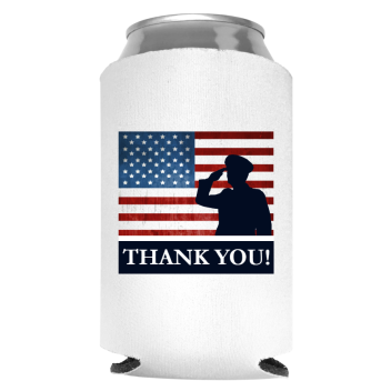 Memorial Day Full Color Foam Collapsible Coolies Style 118524