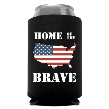 Memorial Day Full Color Foam Collapsible Coolies Style 118495