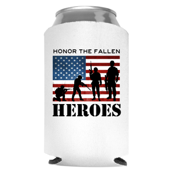 Memorial Day Full Color Foam Collapsible Coolies Style 118221