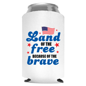 Memorial Day Full Color Foam Collapsible Coolies Style 118055