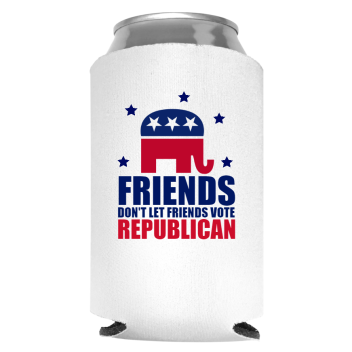 Political Full Color Foam Collapsible Coolies Style 121767