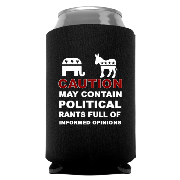 Political Full Color Foam Collapsible Coolies Style 121598