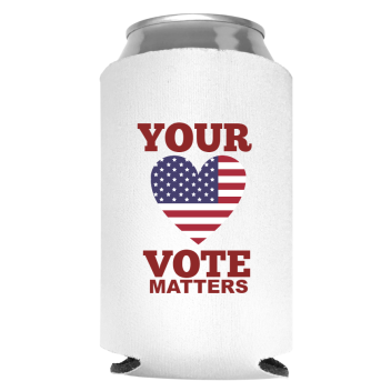 Political Full Color Foam Collapsible Coolies Style 121440