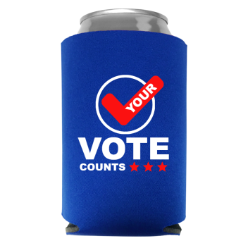 Political Full Color Foam Collapsible Coolies Style 121328