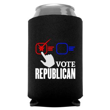 Political Full Color Foam Collapsible Coolies Style 112971
