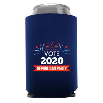 Political Full Color Foam Collapsible Coolies Style 112968