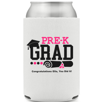 Pre-k Grad Full Color Foam Collapsible Coolies Style 158839