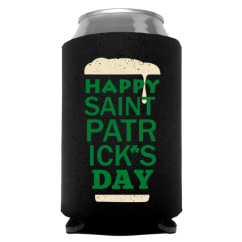 Saint Patrick's Day Full Color Foam Collapsible Coolies Style 131151