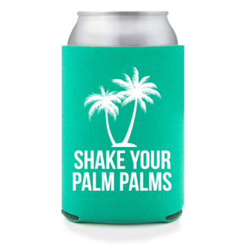 Full Color Foam Collapsible Can Coolers Summer Season Shake Your Palm Palms Style 136794