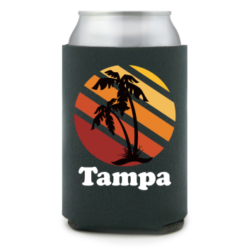 Full Color Foam Collapsible Can Coolers Summer Tampa Style 140089