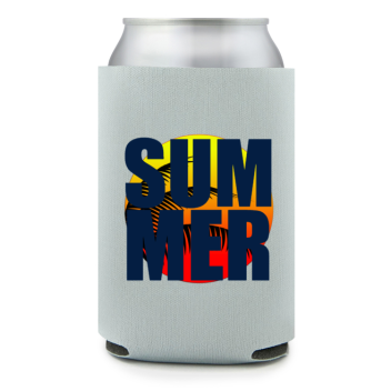 Full Color Foam Collapsible Can Coolers Summer Style 139941