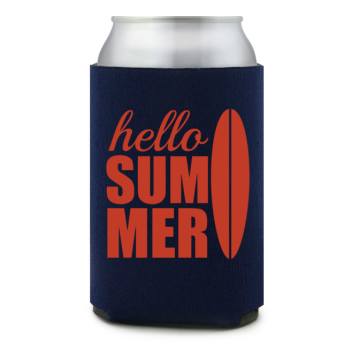 Full Color Foam Collapsible Can Coolers Summer Hello Summer Style 139937