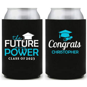 The Future Is In My Power, Congrats Ryan Full Color Foam Collapsible Coolies Style 158941