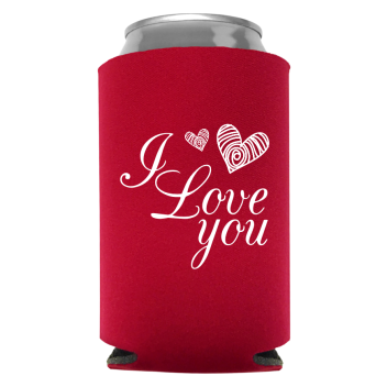 Happy Valentine Day Full Color Foam Collapsible Coolies Style 99412