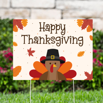 Happy Thanksgiving Yard Signs