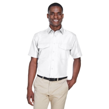 Harriton Men's Key West Short-sleeve Performance Staff Shirt