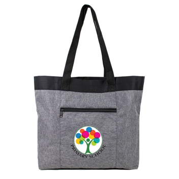 Heather Gray Open Tote Bags